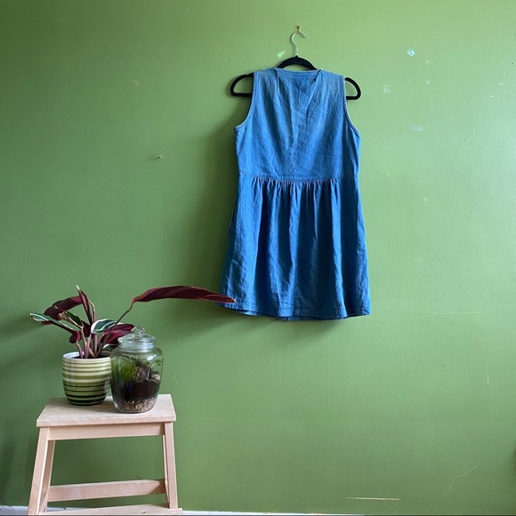 Denim babydoll dress - Picture 2 of 5